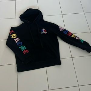 Chrome Hearts Multi Color Cross Cemetery Hoodie